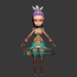 卡通 可愛 少女 模型