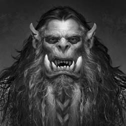 游戲角色素材 野人獸人角色圖集 98P