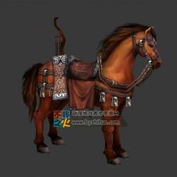 棕色戰(zhàn)馬坐騎 Max模型