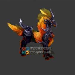 鐵甲火鬃馬 Max模型