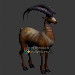 長(zhǎng)角羚羊 Max模型