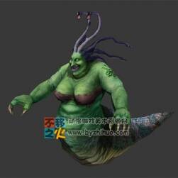 胖巫婆 美杜莎模型