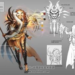 【神鬼傳奇】游戲角色原畫設(shè)定 含PSD源文件 523P