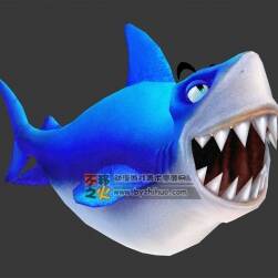 表情包鯊魚 3D模型