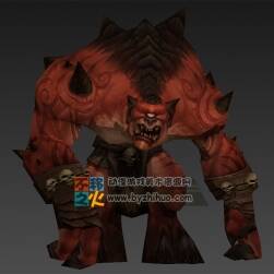 魔獸世界 格魯爾 3D怪物模型