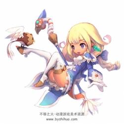 【夢(mèng)幻龍族】韓國(guó)Q版角色原畫 帶PSD