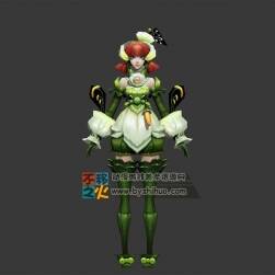 美少女 燈籠褲 魔法 精靈 套裝 模型
