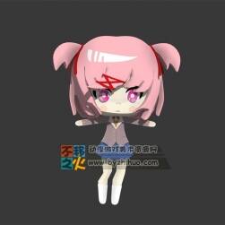 粉發(fā) 可愛 蘿莉 模型