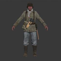 次世代二戰(zhàn)德國(guó)步兵模型