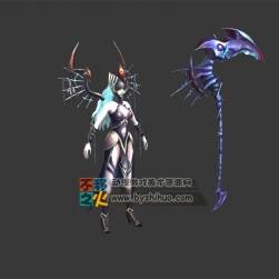 美女 女神 法師模型