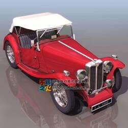 名爵轎車(chē) 老爺車(chē) 3DS模型