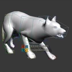 動物動作之狗狗三號 Max模型 不含貼圖