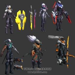 英雄聯(lián)盟LOL源計(jì)劃系列皮膚 MAX模型合集