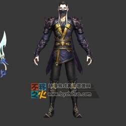 古裝 男 女 刺客模型