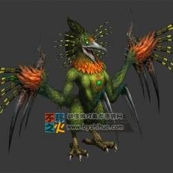 恐怖 怪鳥(niǎo) 翅膀 模型