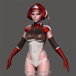 hazardous 女角色高模 Zbrush雕刻視頻教程