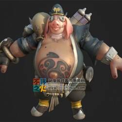 守望先鋒 春節(jié)西游皮膚四人組 3D模型