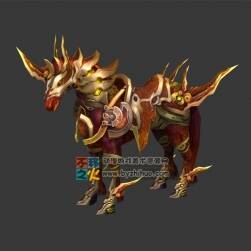 金甲赤馬 Max模型 三邊面