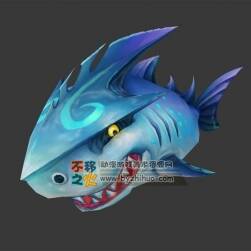Q版 賤賤的鯊魚 Max模型