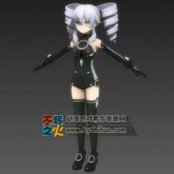 Black Sister 黑衣蘿莉 3D模型