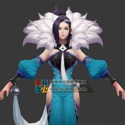 王者榮耀 甄姬[洛神降臨] 3D模型