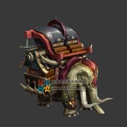 馱貨的巨象 Max模型