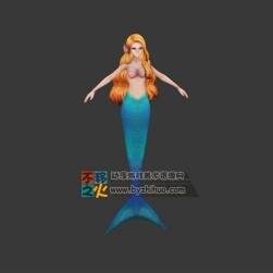 金發(fā) 美人魚 模型