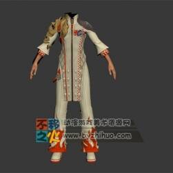 三個男孩體型的時裝模型