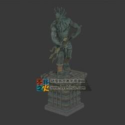 次世代雕塑石像石柱模型