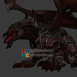 暗黑雙翼飛龍 惡魔龍 Max模型