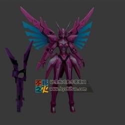 女機(jī)器人 機(jī)甲 鎧甲 戰(zhàn)斗 模型