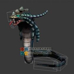 蛟蛇 白蟒 Max模型