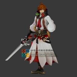 王者榮耀 李白 待機(jī)動(dòng)作模型