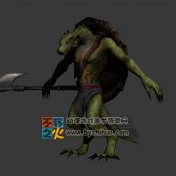 妖怪 妖獸 蜥蜴兵模型