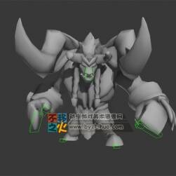 白模牛魔怪物模型