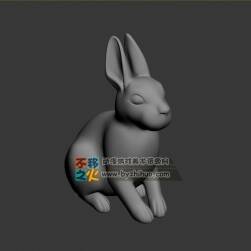一只可愛的兔子 Max模型