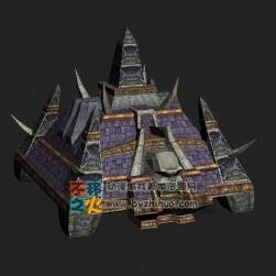 魔獸世界 納克薩瑪斯 城堡模型