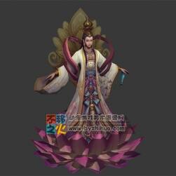 古裝 觀音 菩薩 模型