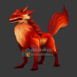 高品質(zhì) 烈焰火狐 Max模型