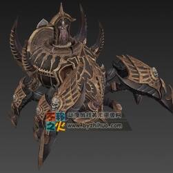 次世代怪物妖怪蜘蛛精模型