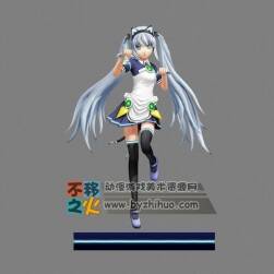 女仆 少女 貓娘模型