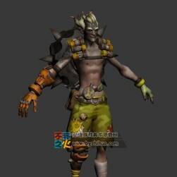 游戲 角色 狂鼠 戰(zhàn)斗 模型