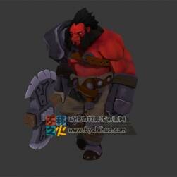 赤鬼 戰(zhàn)士 惡魔 部落 斧子