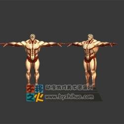 肌肉 喪尸 巨人 模型