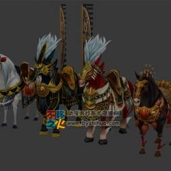 Horse 四匹戰(zhàn)馬 Max模型