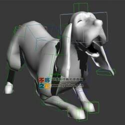 動物動作之狗狗一號 Max模型 不含貼圖