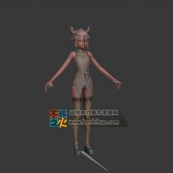 精靈 女孩 少女 模型