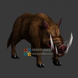 山林野豬 Max模型