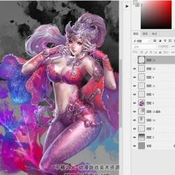 刀劍如夢 角色原畫鑒賞 19P 18個PSD文件