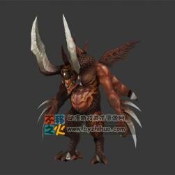 長(zhǎng)角 利爪 怪獸 模型